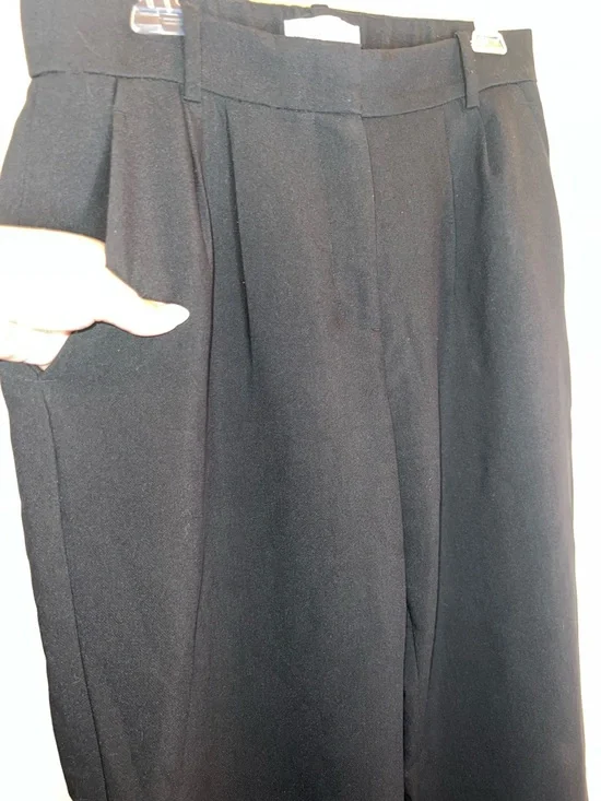 Abercrombie & Fitch Black Wide Leg Pants - Picture 9 of 10